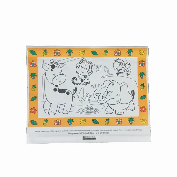 Hoffmaster 120812, 15x19x3.5-Inch Adhesive Kid's Placemat