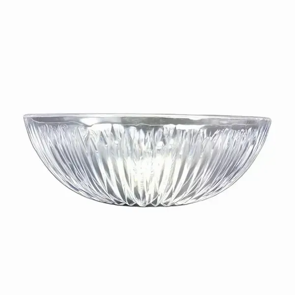 - CLOSEOUT - 16 Oz 6x2-Inch Round Clear Plastic Starburst Bowl, 48/CS