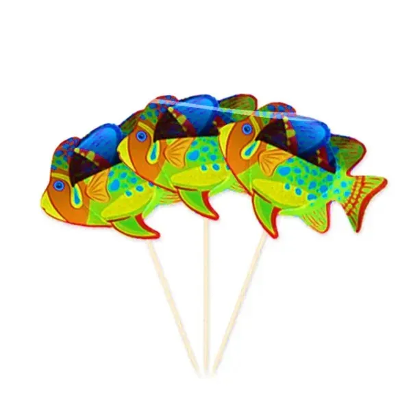 - 21008 3.9-Inch Fish Picks, 100-Piece Pack