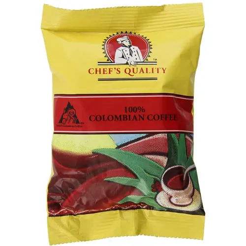 - Chef's Quality, 2 Oz Bag 100% Columbian Coffee, 42/CS