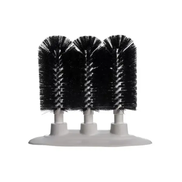 Carlisle 4046103, 8-Inch Sparta Black Triple Glass Washer Brushes