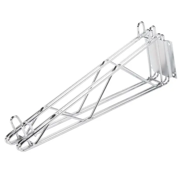 - DB-24, 24-Inch Chrome Wire Double Wall Bracket