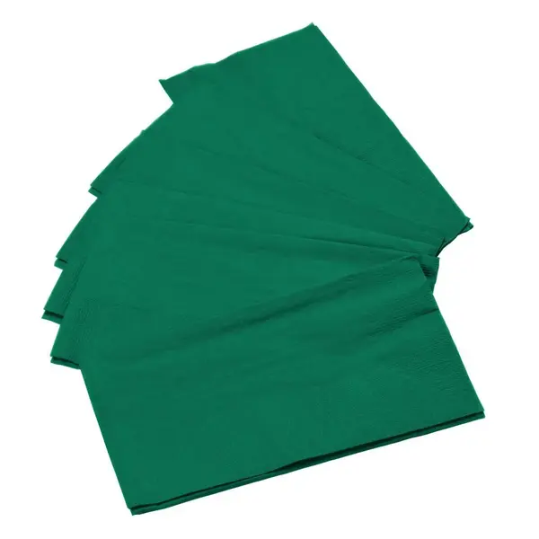 - CLOSEOUT - Innoware 56406, 15x17-Inch 1/8 Fold Dark Green Paper Dinner Napkin, 1000/CS