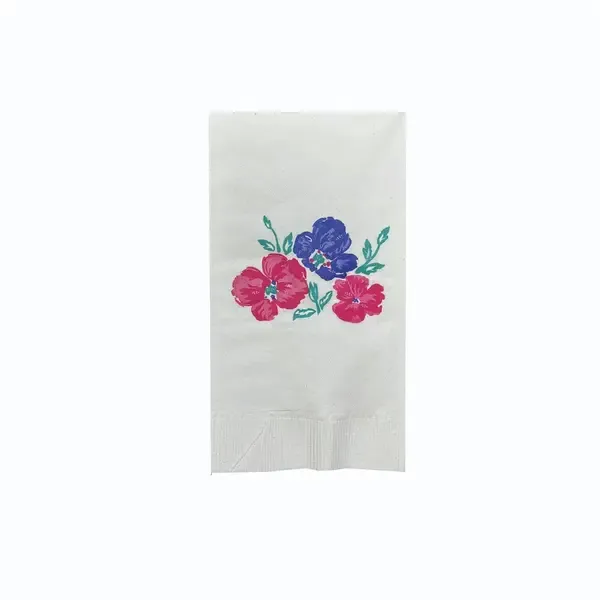 - CLOSEOUT - 15x17-Inch Floral Bouquet 2-Ply Dinner Napkin, 1000/CS