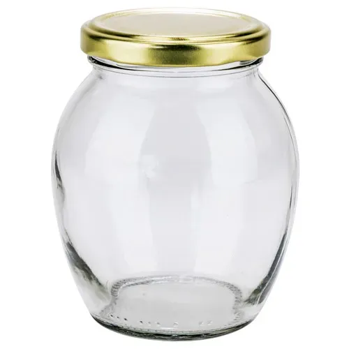 GJ1351, 0.35L / 11.8 Oz Glass Jar with Metal Screw Lid, EA