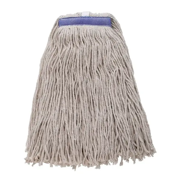 - MOP-20WC, Economy Cotton-Poly Blend Cut-End Wet Mop Head, White