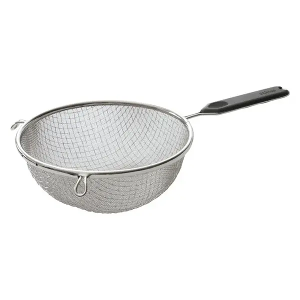 - MSTP-8DM, 8-Inch Double Medium Mesh Strainer with Plastic Handle
