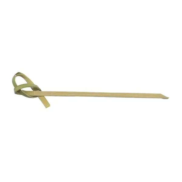 PK-KT3, 3-Inch Bamboo Picks with Knotted Tops, 100/PK
