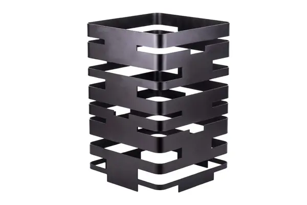 PWB4-2030B, 7.87-Inch Square Buffet Riser, Black Powder Coated Steel