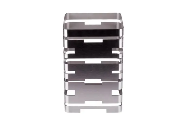 - PWB4-2030S, 7.87-Inch Square Buffet Riser, Stainless Steel