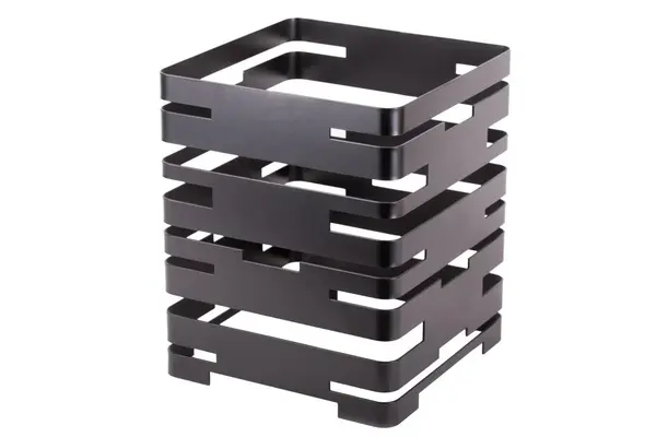 PWB4-2530B, 9.85-Inch Square Buffet Riser, Black Powder Coated Steel