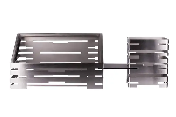 - PWB4-2530S, 9.84-Inch Square Buffet Riser, Stainless Steel