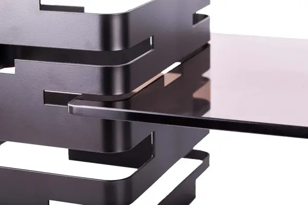 PWB4-2540B, 9.84-Inch Square Buffet Riser, Black Powder Coated Steel