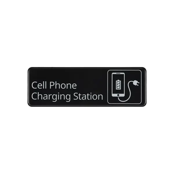 - SCE3-CG10, 9-Inch Sign "Cell Phone Charging Station" Heavy-duty Plastic