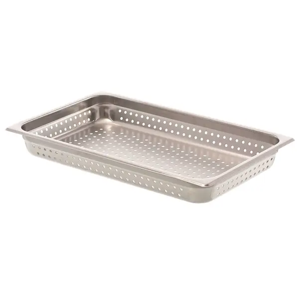 - SPJL-102PF, 2.25-Inch Deep Full Size 25-Gauge Perforated Stainless Steel Steam Pan