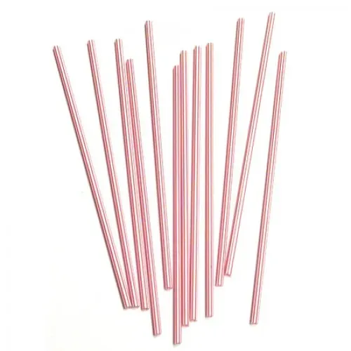 - STIC 5-Inch Unwrapped Straws, White with Red, 1000-pCS Pack, 10/CS