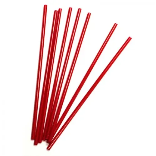 - STIR7R 7-Inch Red Unwrapped Stirrer/Sip Straw, 10 000/CS