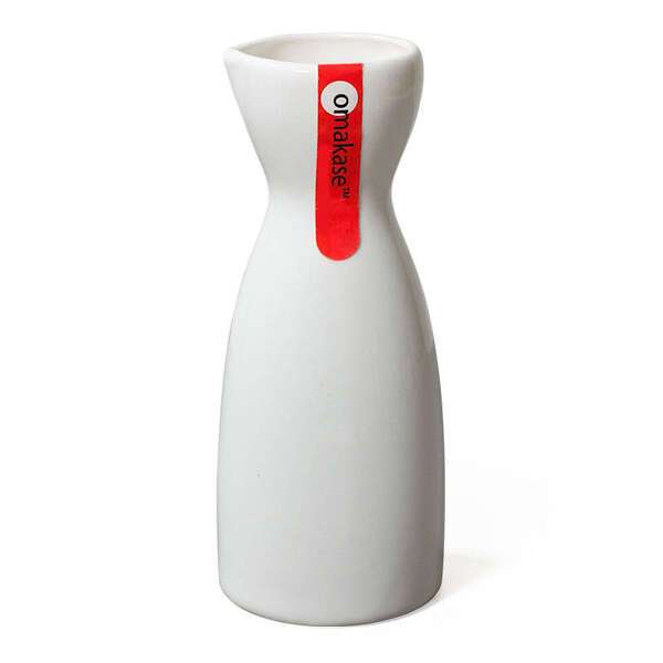 Miya X12005, 4oz 5.25" White Sake Bottle, 96/CS