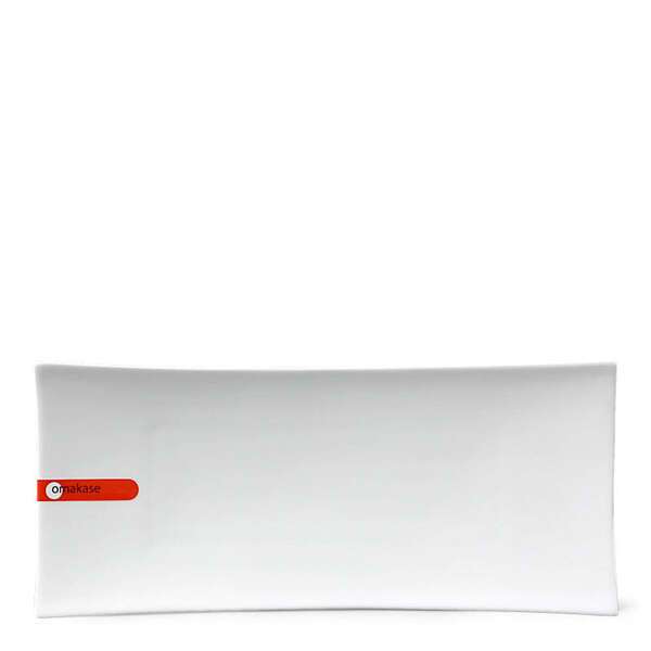 Miya X14010, 10.75"x4.5" White Rectangular Plate, 36/CS