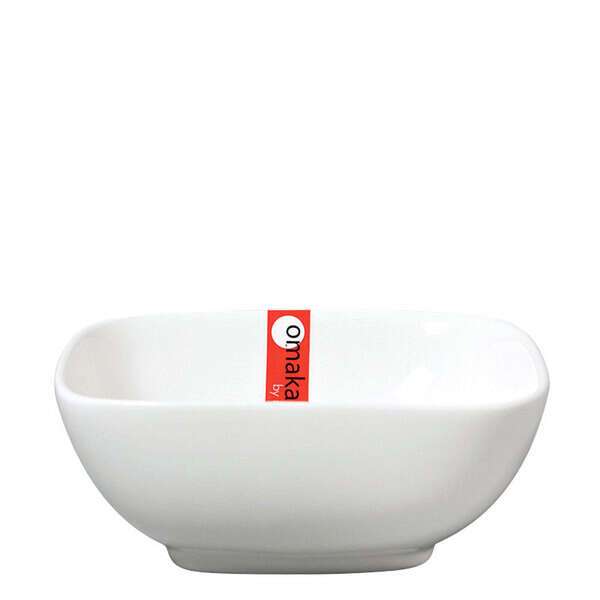 Miya X14022, 4" White Square Bowl, 60/CS