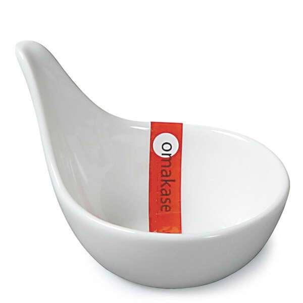 Miya X15024, 2.75"x3.25" White Sauce Dish, 96/CS