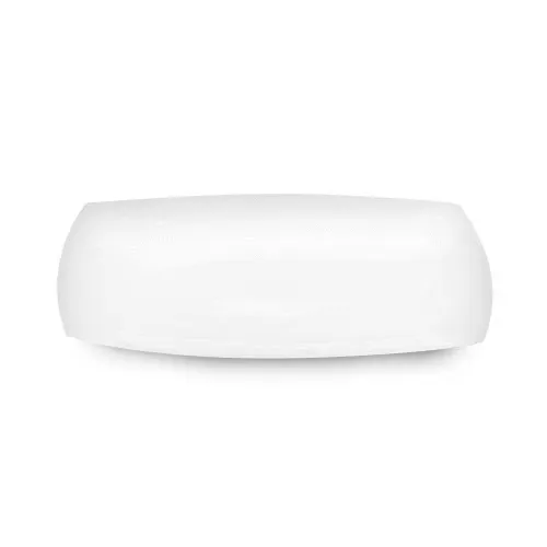 Modern M60214, 14-Inch Rectangular Rounded Porcelain Plate, EA