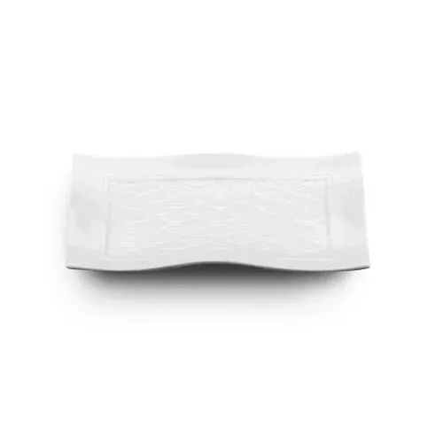 Modern M8568, 8x4.75-Inch Rectangular Porcelain Plate