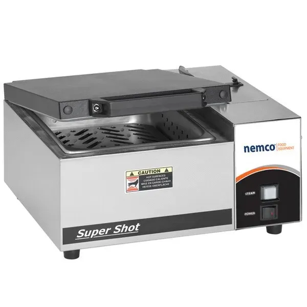 Nemco 6600, 16-inch Super Shot Countertop Food Steamer, 120V