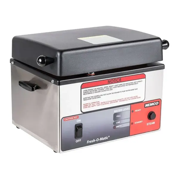 Nemco 6625B, Fresh-O-Matic Countertop Rethermalizer and Tortilla/Portion Steamer, 230V