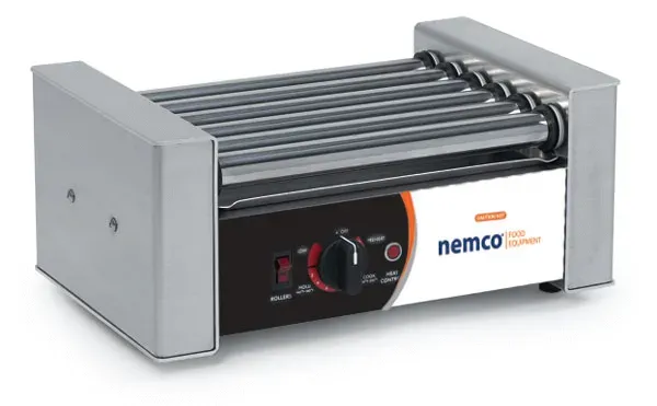 Nemco 8027-220, 27 Hot Dog Capacity Hot Dog Roller Grill, 220V