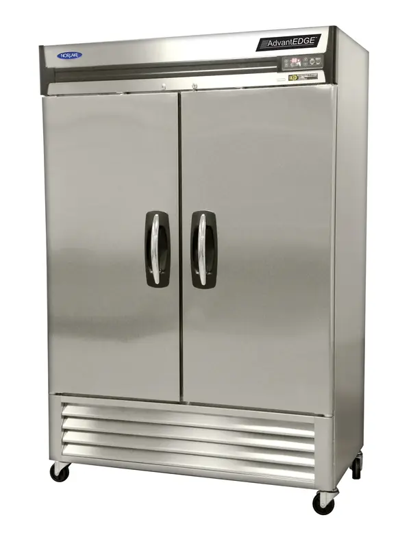 Nor-Lake AdvantEDGE NLF49-S, 2 Door Reach-in Freezer with Automatic Condensation Evaporation
