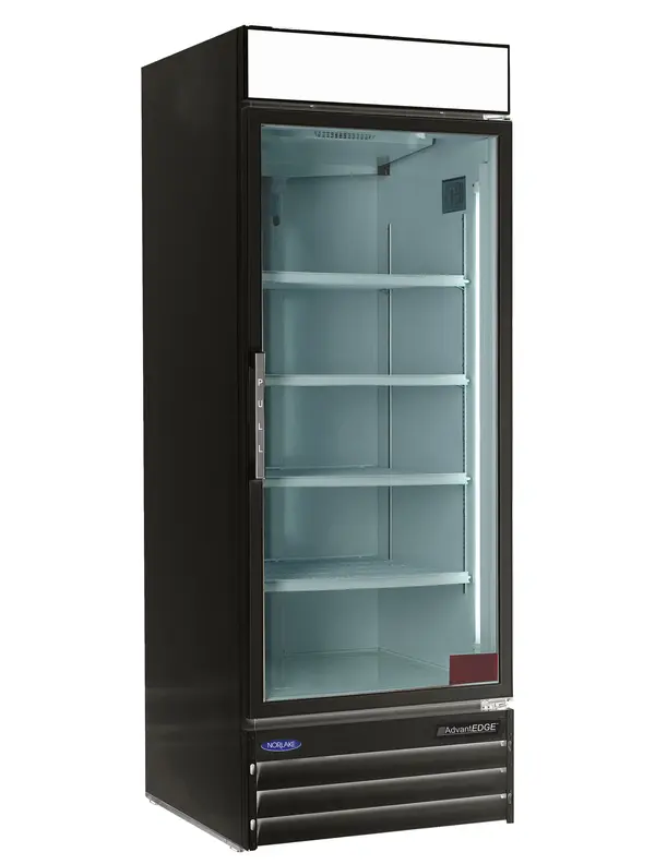 Nor-Lake AdvantEDGE NLGR26H, 1 Glass Door Refrigerator with Basemount Refrigeration Systems