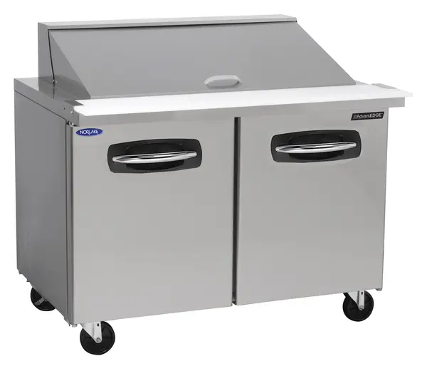 Nor-Lake AdvantEDGE NLSMP36-15, 36-inch 2 Door Mega Top Sandwich Food Refrigerator