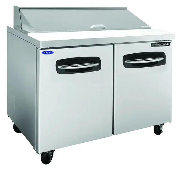 Nor-Lake AdvantEDGE NLSP36-10, 36-inch 2 Self-closing Doors Sandwich Food Prep Refrigerator
