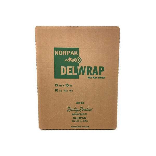Norpak 1215WC, 12x15-Inch Wet Wax Paper Sheets, 50/CS