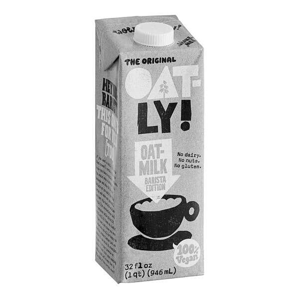 Oatly OAT64001, 32 Oz Barista Oat Milk, 12/CS