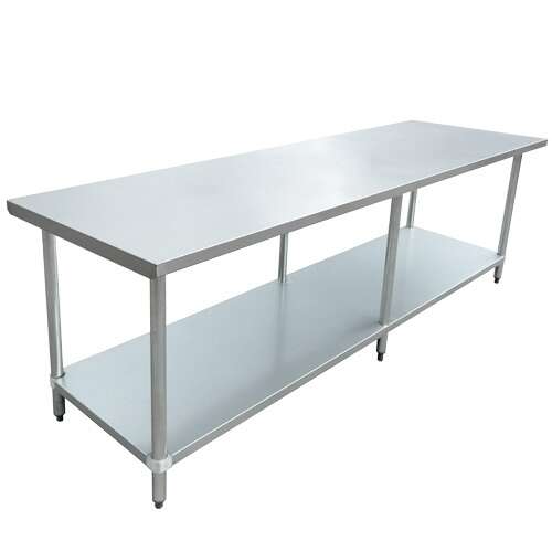 Omcan 19147, 30x96-inch All Stainless Steel Work Table