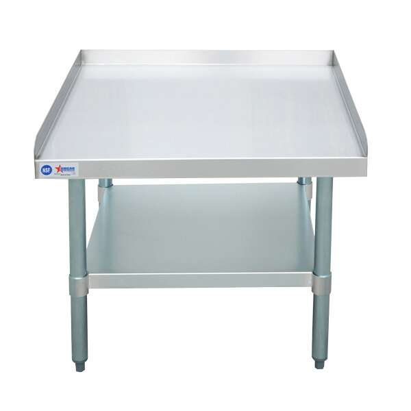 Omcan 22058, 30x30-inch Stainless Steel Equipment Stand with Galvanized Undershelf