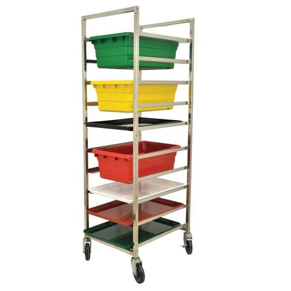 Omcan 27542, 10 Pans Stainless Steel Lug Rack