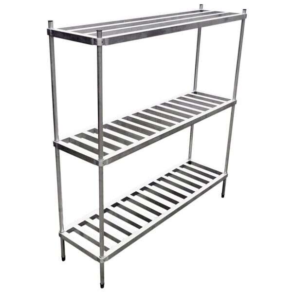 Omcan 44615, 72-inch 8 Keg Aluminum Rack