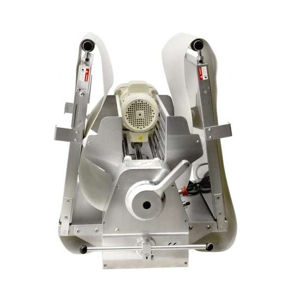 Omcan BE-CN-2083-CSS, 88-inch Stainless Steel Countertop Conveyor Dough Sheeter, 550W