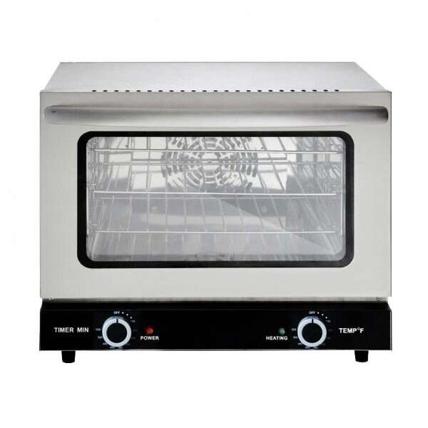 Omcan CE-CN-0021, 20-inch Countertop Stainless Steel Convection Oven, 1440W