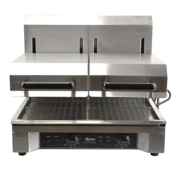 Omcan CE-CN-1633-D, 23-inch Electric Double Adjustable Salamander, 3200W