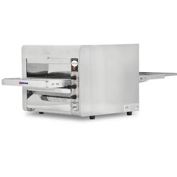 Omcan CE-TW-0356, 18.5-inch Stainless Steel Conveyor Oven with 14-inch Conveyor Belt