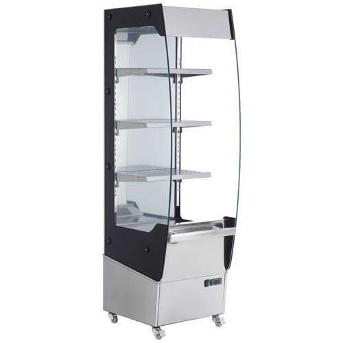 Omcan DW-CN-0220 Floor Open Display Warmer with 220 L Capacity, EA