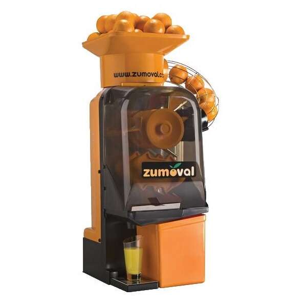 Omcan JE-ES-0015-F, 20-inch Zumoval Commercial Juice Extractor with Automatic Feeder, 15 Oranges/hr