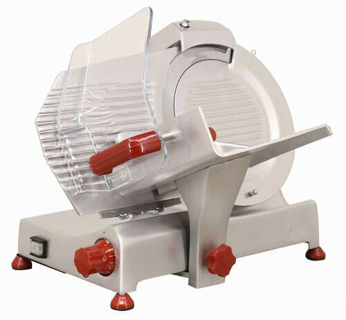 Omcan MS-IT-0275-IP, 11-inch Elite Carbon Steel Belt-Driven Meat Slicer