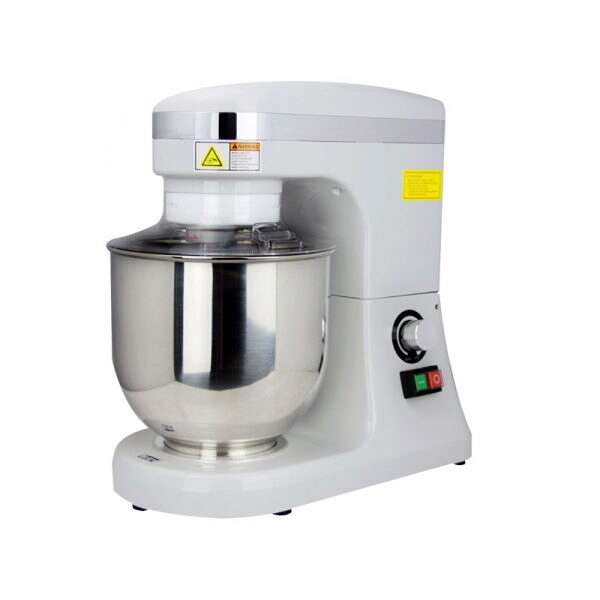 Omcan MX-CN-0007-HG, 7 Qt Stainless Steel Gray Baking Mixer with Guard