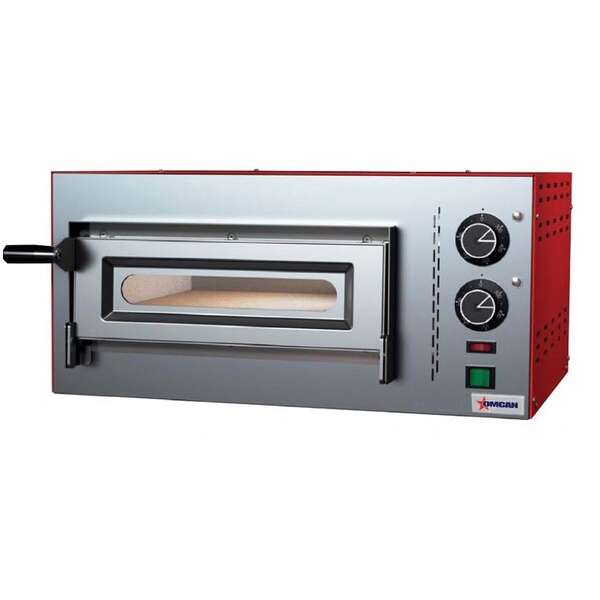 Omcan PE-IT-0010, 30-inch Single Chamber Stainless Steel Electric Pizza Oven, 3600W