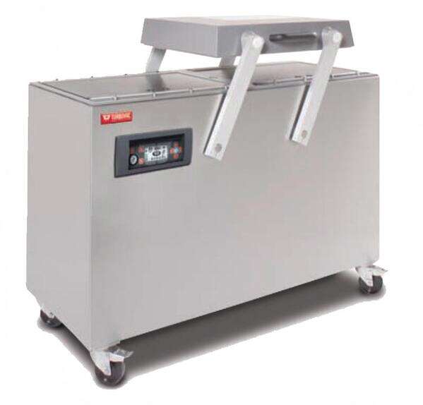 Omcan VP-NL-0063-L, 53-inch Turbovac Double Chamber Vacuum Packaging Machine with Aluminum Cover